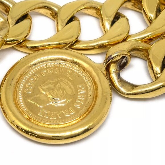 Chanel Medallion Chain Belt Small Good 181785 - Picture 2 of 4